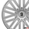 Sparco Bergamo Tapacubos 14 Pulgadas Universal Plata ABS Plástico