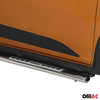 Estribos Barras Laterales para Dacia Sandero Stepway 2021-2025 Plata Acero