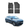 OMAC Alfombrillas De Coche para Suzuki Baleno 2015-2025 Negro Goma 4Pza