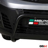 Bull Barra Frontal para Fiat Scudo 2022-2025 Negro Brillante Acero 1Pza