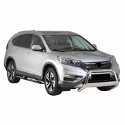 Par de Estribos Barras Laterales para Honda CR-V 2016-2018 Negro Brillante Acero