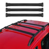 Barras de Techo Baca para VW Transporter T5 Caravelle Multivan Negro Aluminio 3x