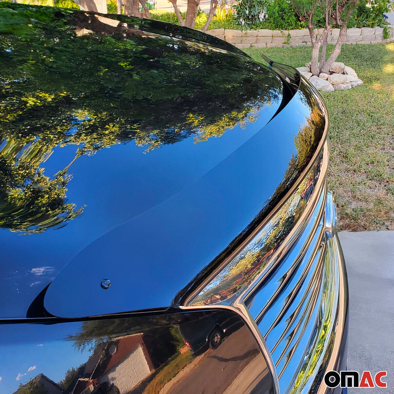 Deflector de Capó para Infiniti QX56 2010-2013 Oscuro Brillante Acrílico