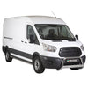 Bull Barra Frontal para Ford Transit 2014-2025 Plata Brillante Acero 1Pza