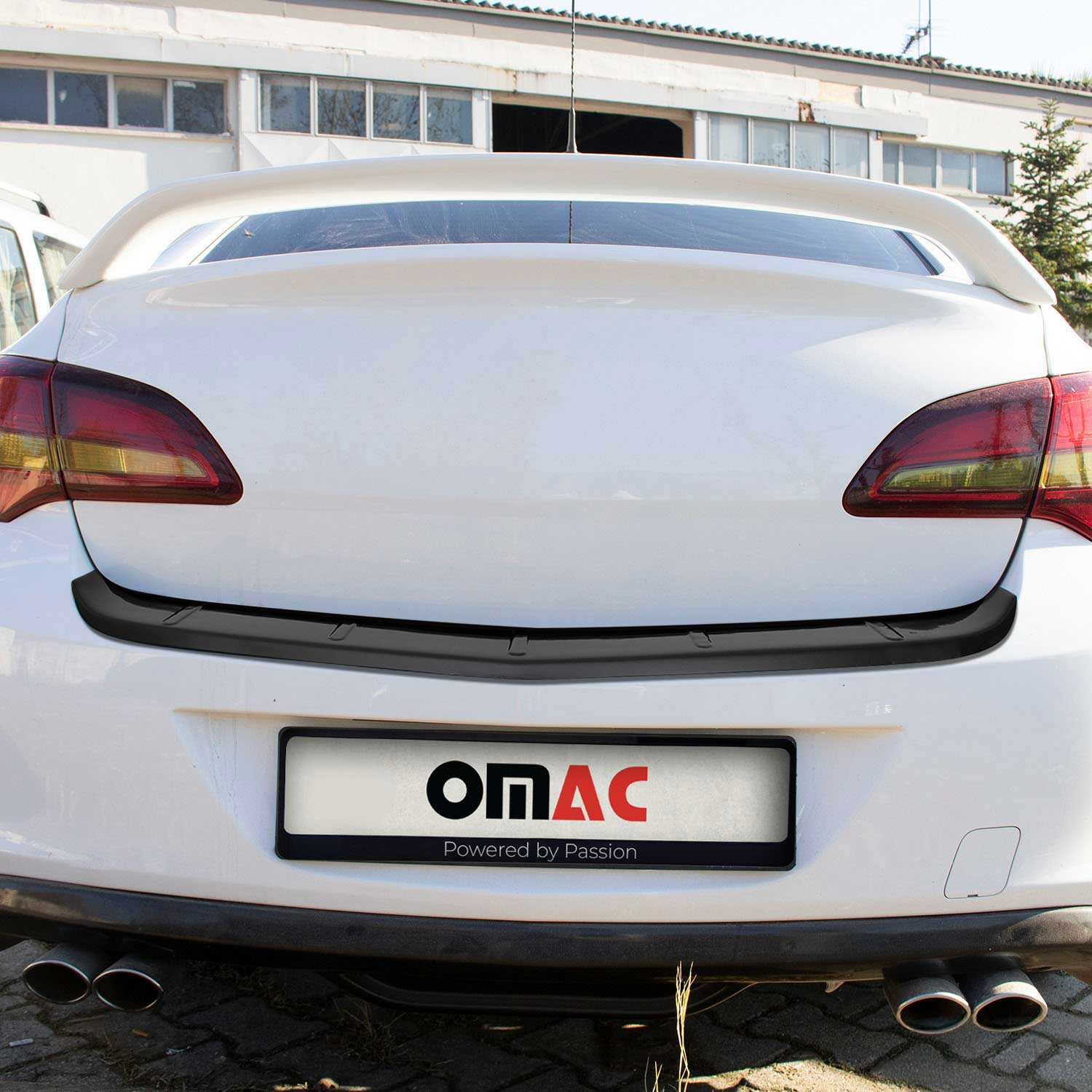 Protector Parachoques para Opel Astra P10 2012-2015 Negro Brillante Acrílica