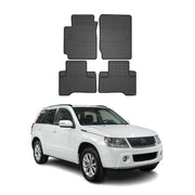 OMAC Alfombrillas De Coche para Suzuki Grand Vitara 2005-2014 Negro Goma 4Pza