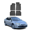 OMAC Alfombrillas De Coche para Renault Laguna 2007-2015 Negro Goma 4Pza