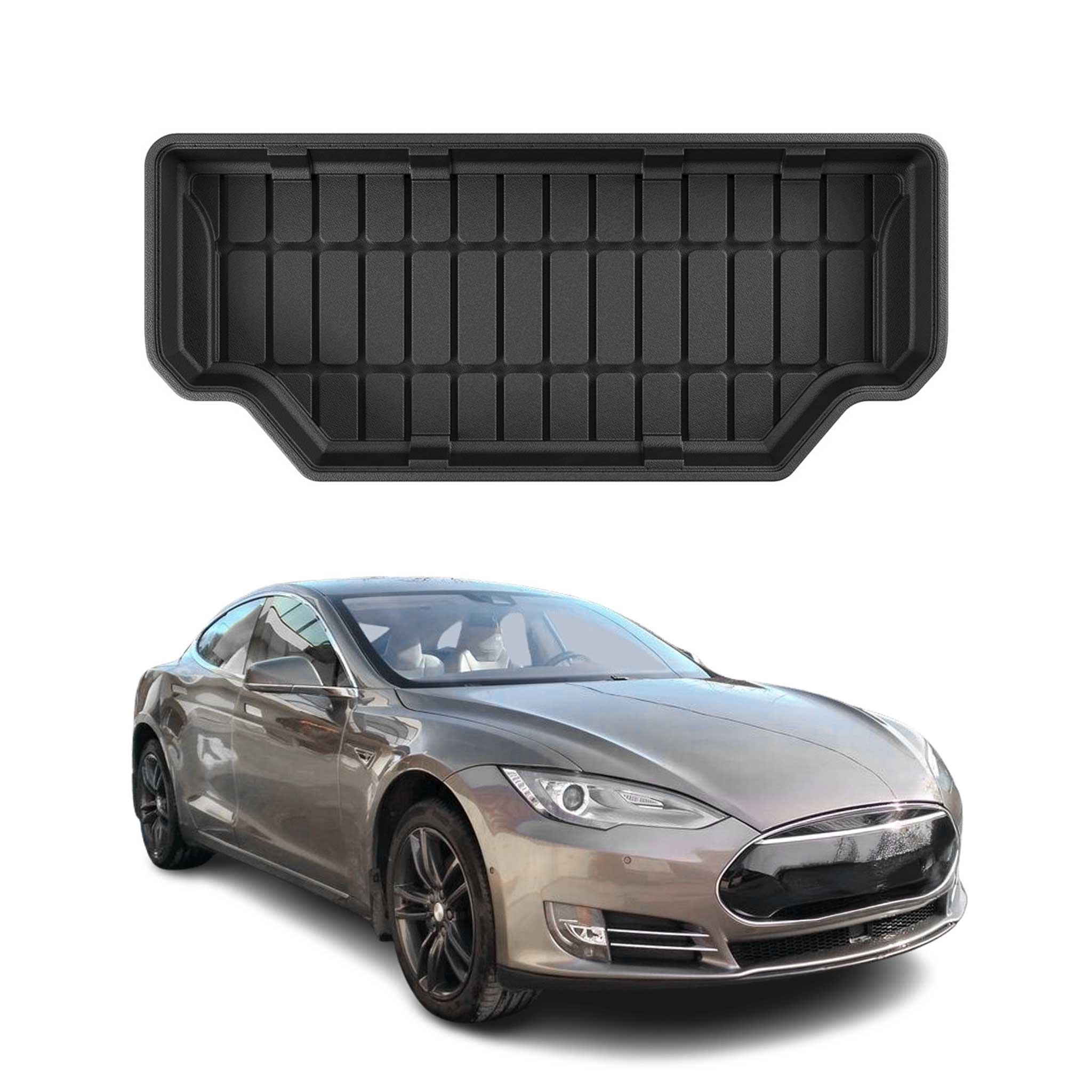 OMAC Premium Bandeja Maletero Alfombrilla para Tesla Model S AWD 2012-2026 TPE