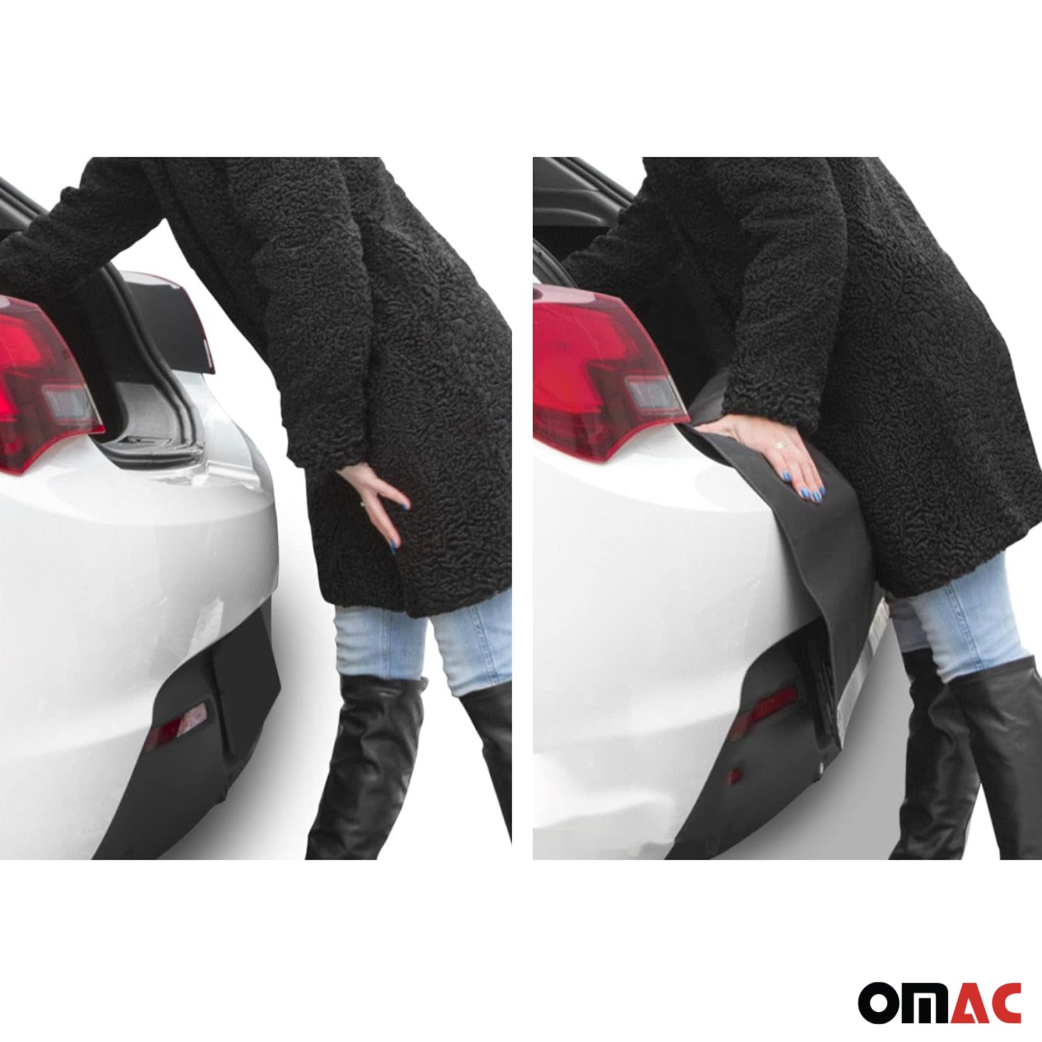 Bandeja Maletero Alfombrilla Universal Negro Goma TPE 1Pza