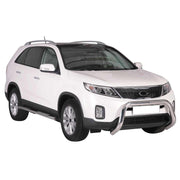 Bull Barra Frontal para Kia Sorento 2012-2015 Plata Brillante Acero 1Pza