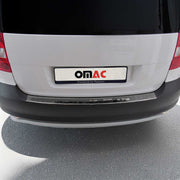 Protector de Parachoques Trasero para Skoda Yeti 2009-2013 Plata Brillante Acero