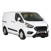 Bull Barra Frontal para Ford Transit Custom L1 - L2 2018-2022 Negro Acero
