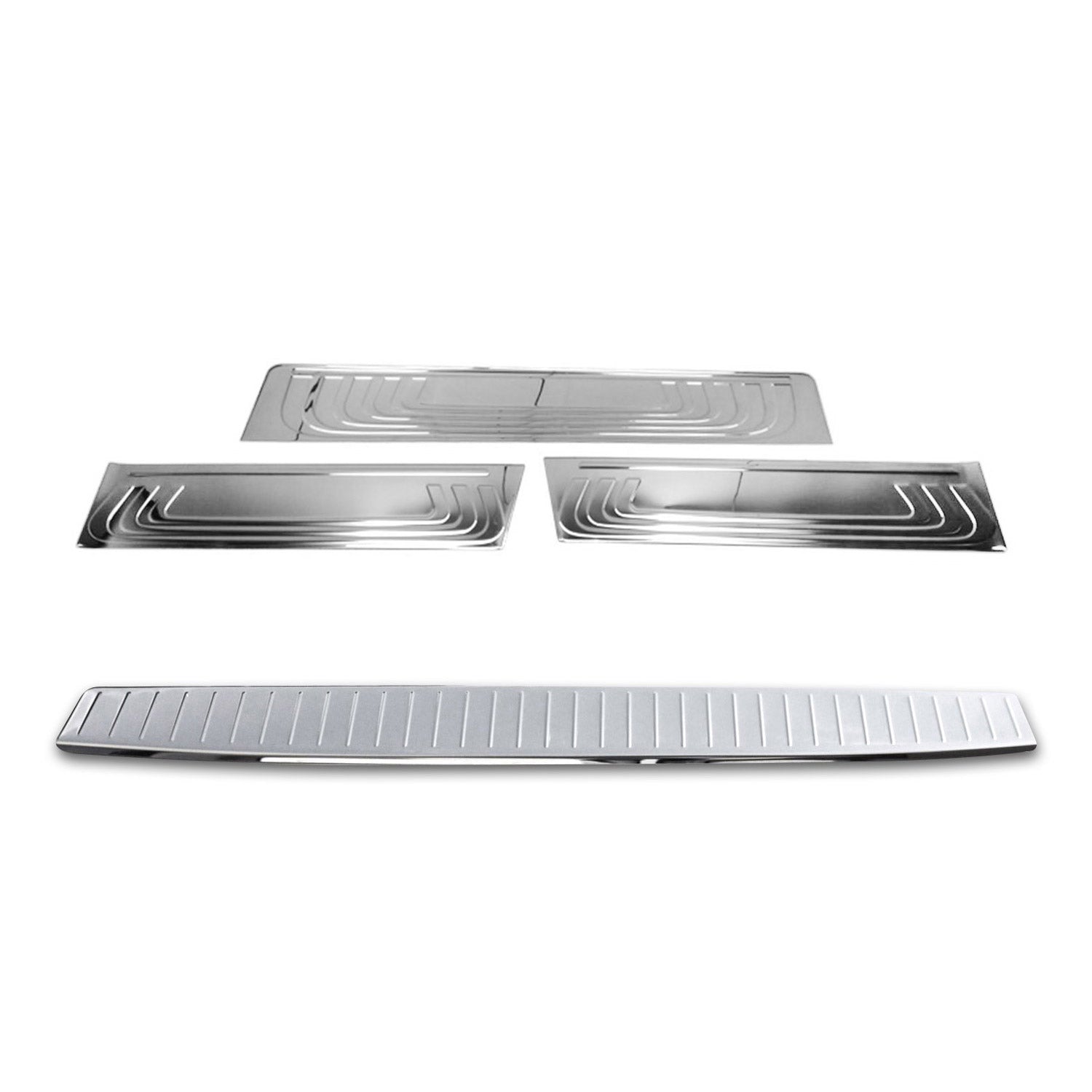 Protector Parachoques para Mercedes Vito W447 2014-2025 Plata Acero 4Pza