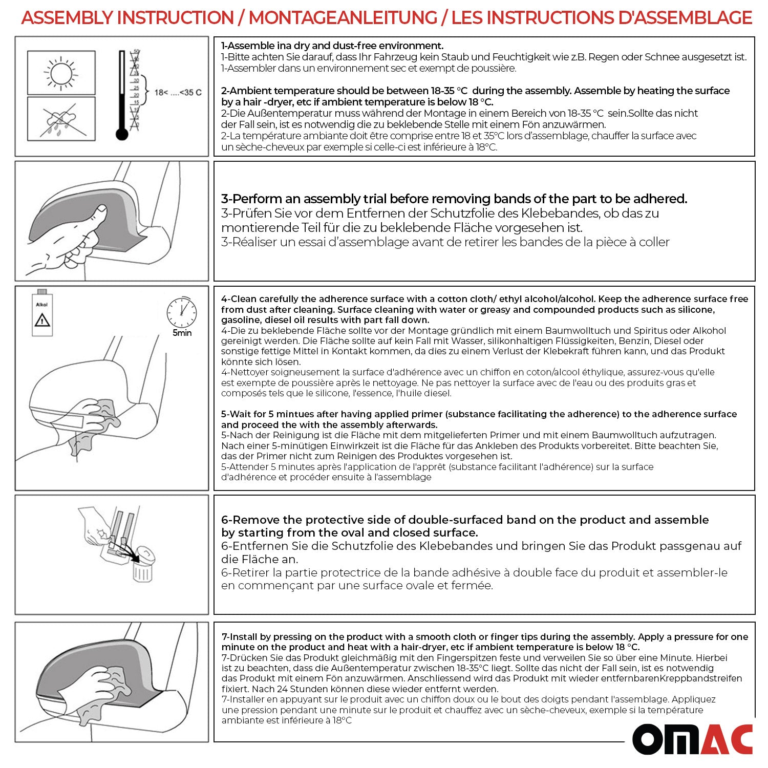 Cubierta de Espejo Retrovisor para Mercedes Vito W447 2014-2025 Plata Cromo
