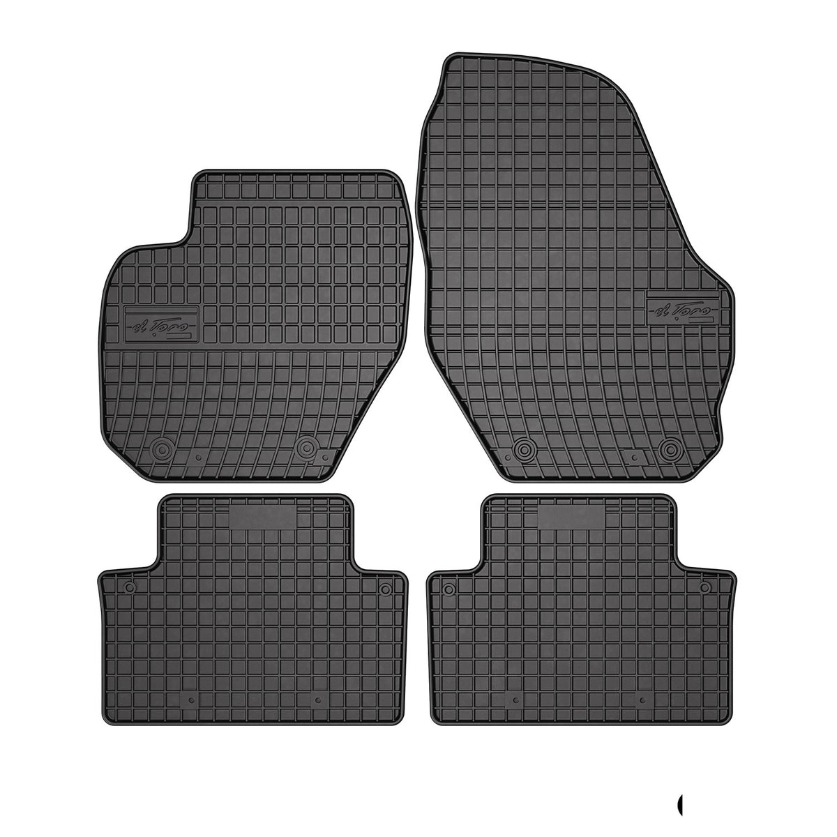 OMAC Alfombrillas De Coche para Volvo XC90 2002-2015 Negro Goma 4Pza