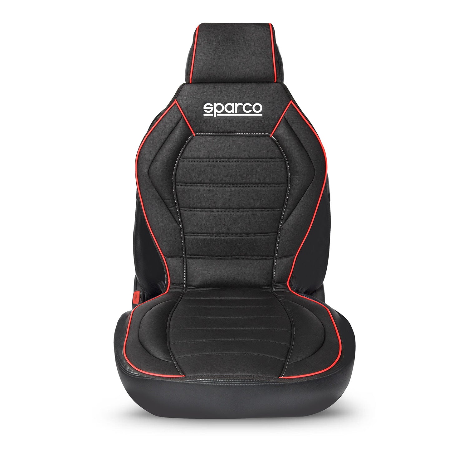 Sparco Funda de Asiento para Automóvil Universal Negro&Rojo