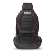 Sparco Funda de Asiento para Automóvil Universal Negro&Rojo