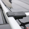 Portaequipajes Barras de Techo para Ford Transit Tourneo Custom 2013-2024 Gris