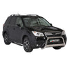 Par de Estribos Barras Laterales para Subaru Forester 2013-2015 Negro Acero