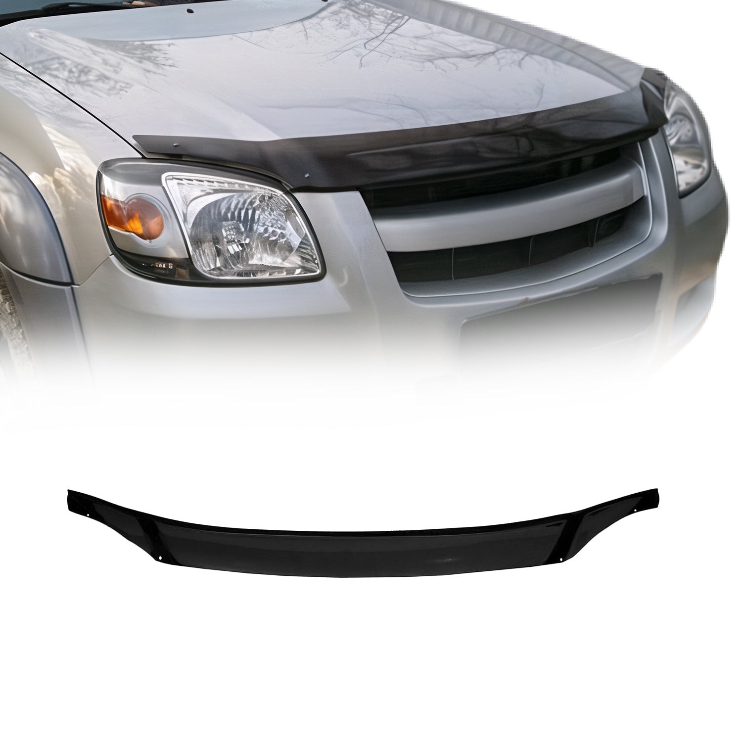Deflector de Capó para Mazda BT-50 2006-2021 Oscuro Brillante Acrílico