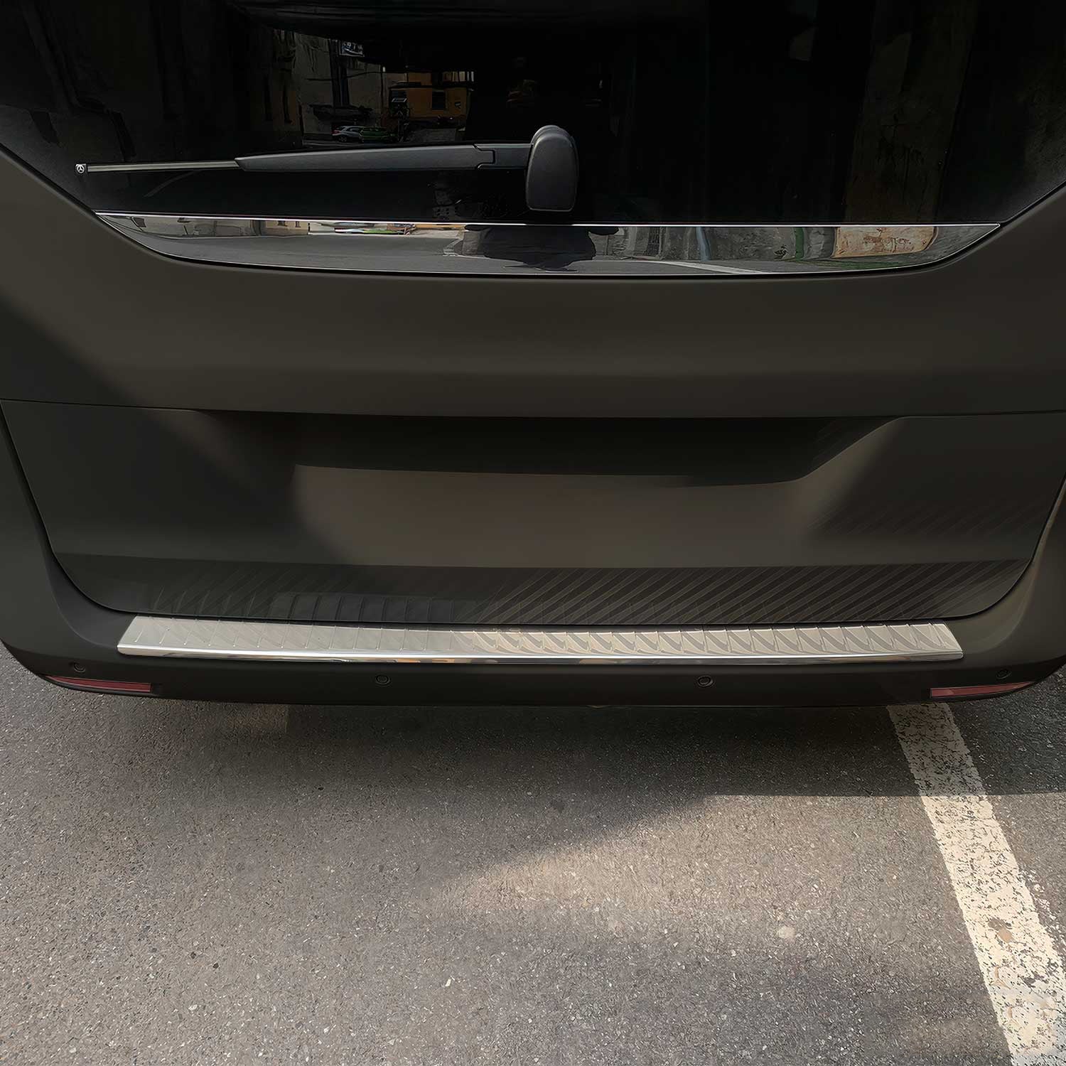 Protector Parachoques para Mercedes Vito W447 2014-2026 Plata Acero 4Pza