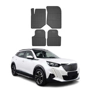 OMAC Alfombrillas De Coche para Peugeot 2008 2019-2025 Negro Goma 4Pza