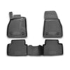 OMAC Alfombrillas De Coche para Chevrolet Malibu 2011-2016 Negro Goma TPE 4Pza