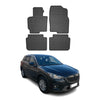 OMAC Alfombrillas De Coche para Mazda CX-5 2012-2017 Negro Goma 4Pza