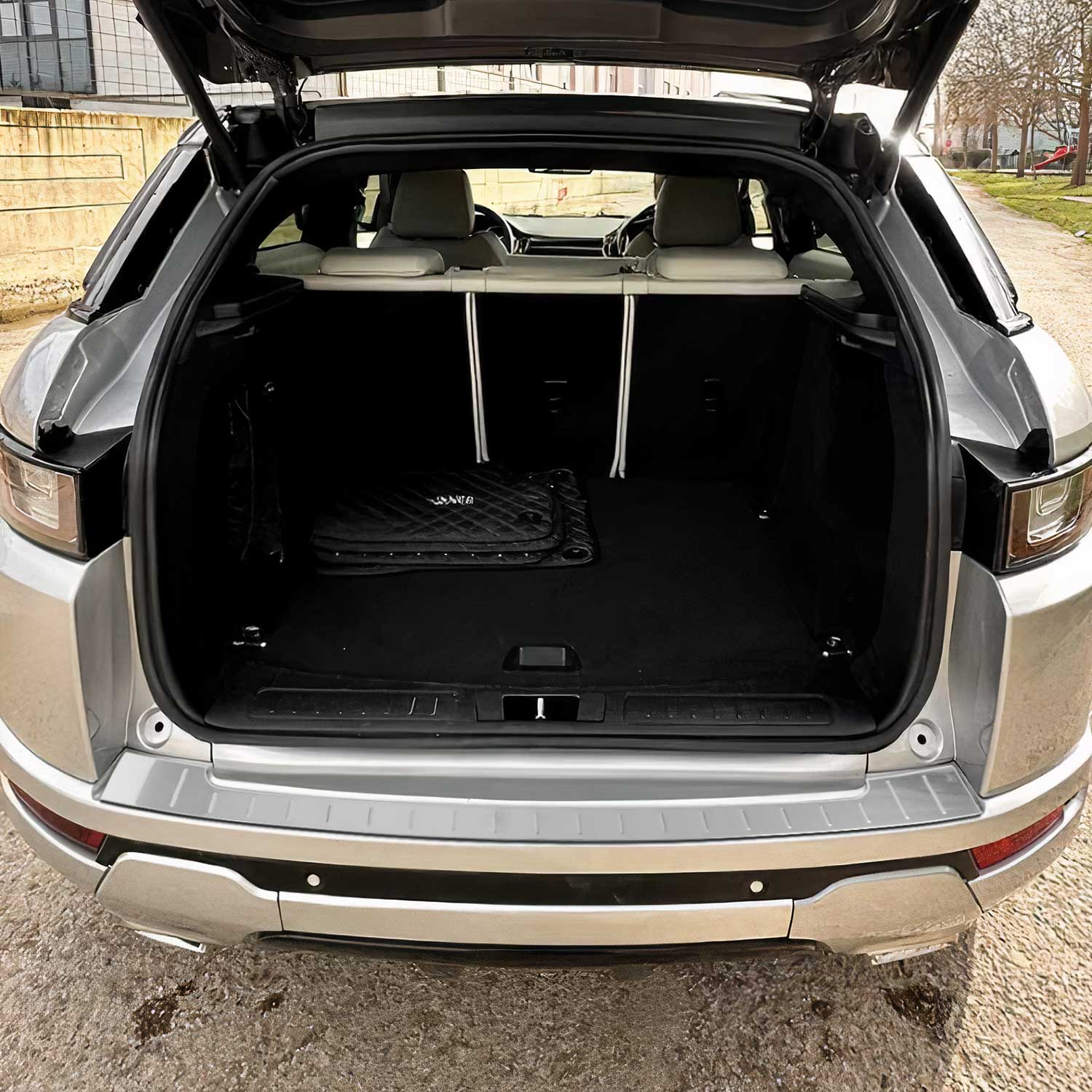 Protector Parachoques para Range Rover Evoque 2011-2018 Plata Brillante Acero