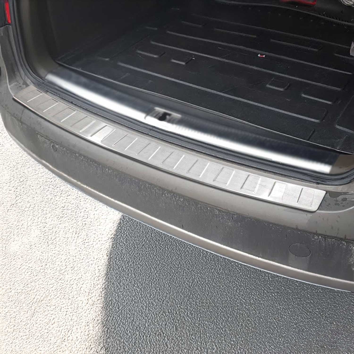 Protector Parachoques para Audi A4 B9 Familiar 2015-2019 Acero cepillado