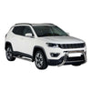 Bull Barra Frontal para Jeep Compass 2016-2021 Plata Brillante Acero 1Pza