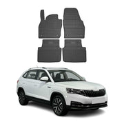 OMAC Alfombrillas De Coche para Skoda Kamiq 2019-2025 Negro Goma 4Pza