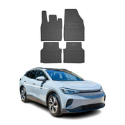 OMAC Alfombrillas De Coche para VW ID.4 2020-2025 Negro Goma TPE 4Pza
