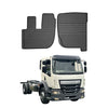 OMAC Alfombrillas De Coche para DAF LF 45/55 2002-2025 Negro Goma 2Pza