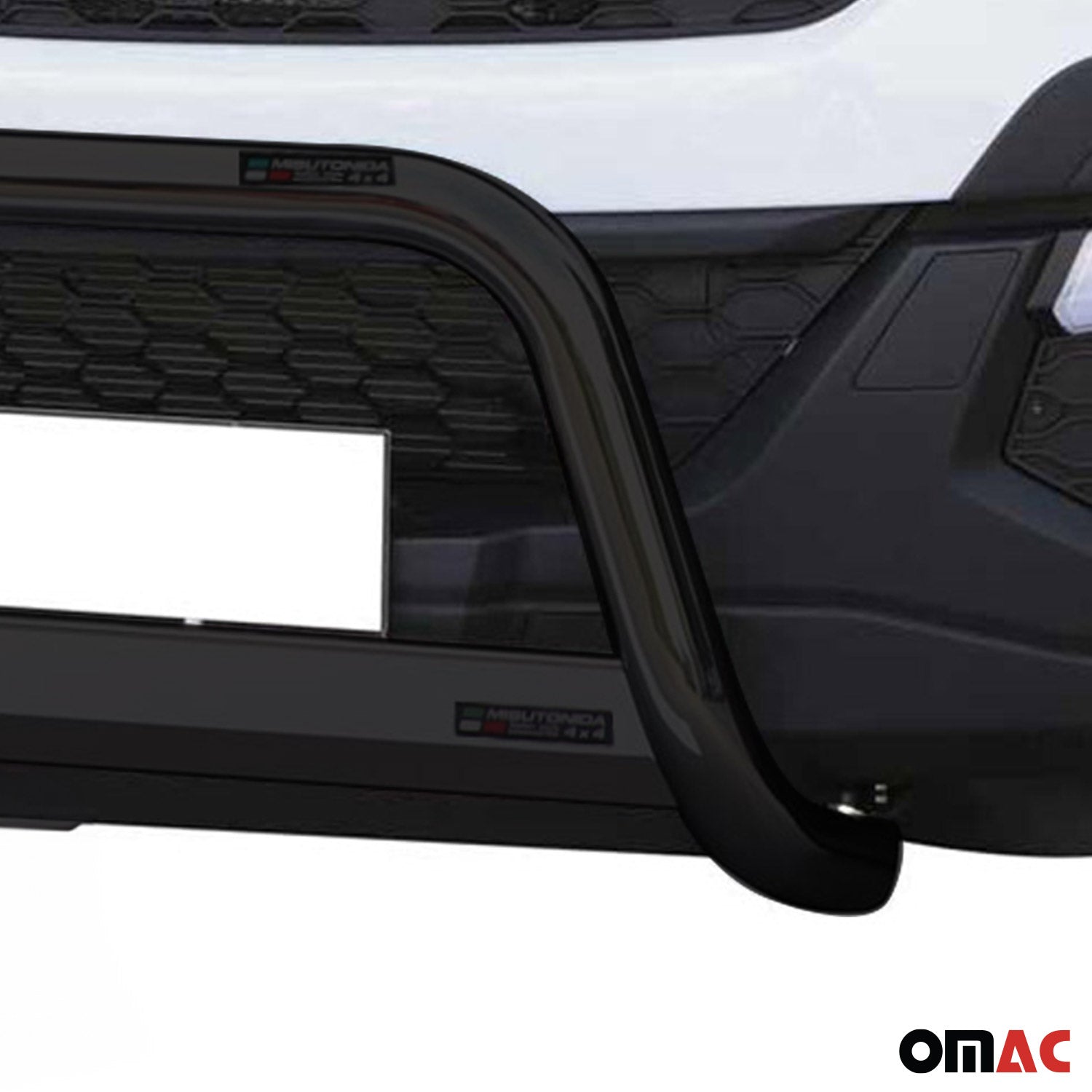 Bull Barra Frontal para Iveco Daily 2014-2019 Negro Brillante Acero 1Pza