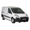 Bull Barra Frontal para Citroen Jumper 2006-2013 Negro Brillante Acero 1Pza