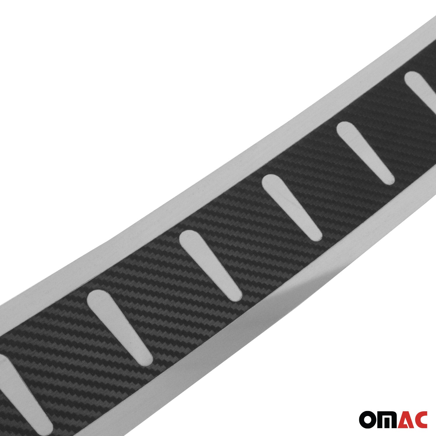 Protector de Parachoques Trasero para VW Touareg 2018-2025 Acabado Carbono Acero