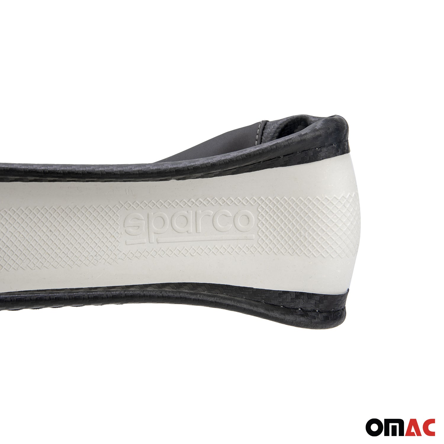 Sparco Cubierta de Para Volante de Automóvil Universal ø37-38cm Gris Negro Goma