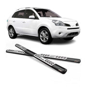 Par de Estribos Barras Laterales para Renault Koleos 2008-2011 Negro Acero