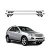 Menabo Barras de Techo Coche Barra para Mercedes M Class W164 2005-2011 Gris Alu