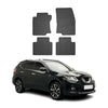OMAC Alfombrillas De Coche para Nissan X-Trail T32 2013-2021 Negro Goma 4Pza