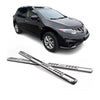 Par de Estribos Barras Laterales para Nissan Murano 2008-2014 Plata Acero 2x