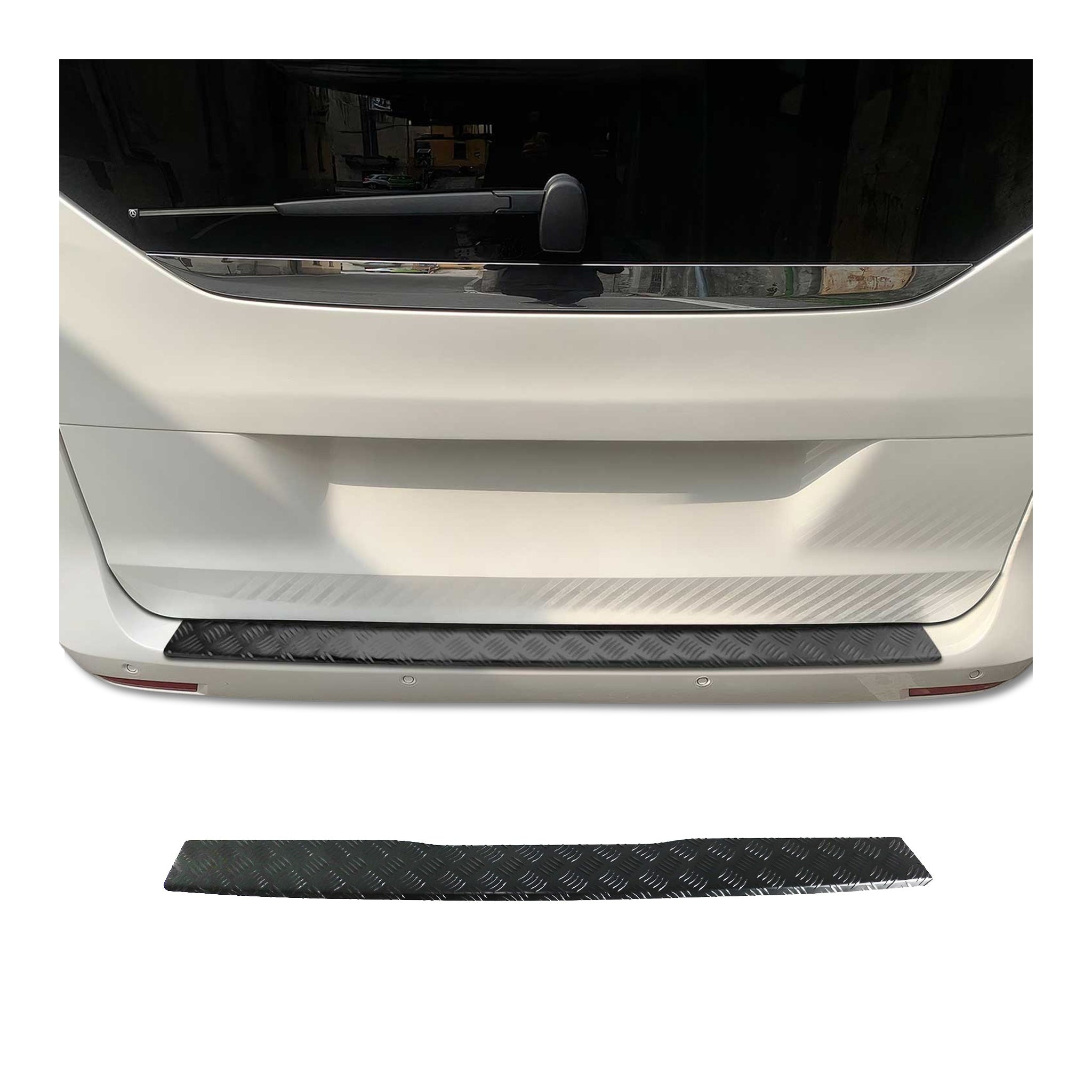 Protector Parachoques para Mercedes Vito W447 2014-2026 Negro Mate Alu