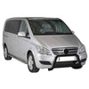 Bull Barra Frontal para Mercedes Vito Viano 2010-2014 Negro Brillante Acero
