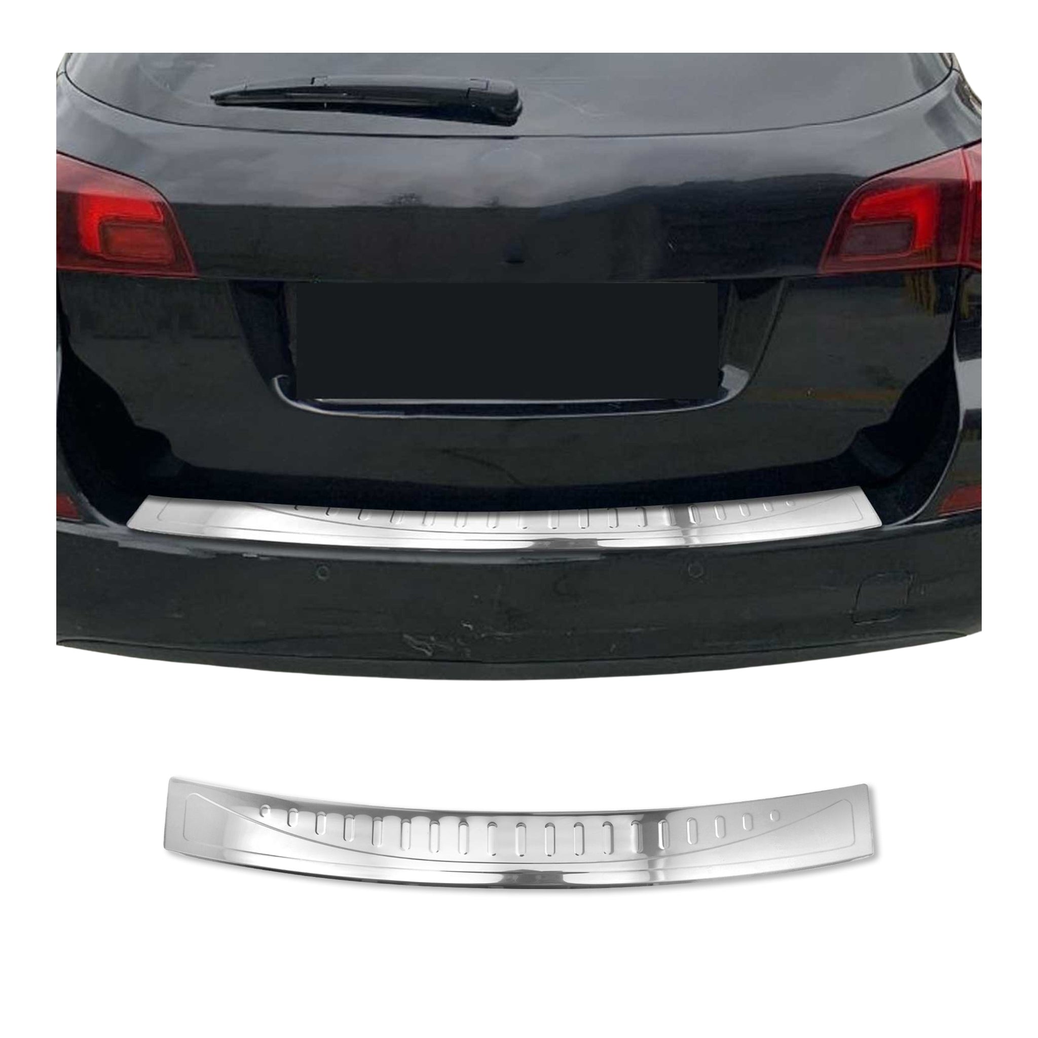 Protector Parachoques para Opel Astra K Sports Tourer 2015-2021 Plata Acero