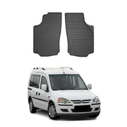 OMAC Alfombrillas Coche para Opel Combo C 2 Personen 2001-2011 Negro Goma 2Pza