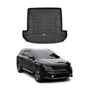 OMAC Premium Bandeja Maletero Alfombrilla para Kia Sorento 2015-2025 Negro TPE