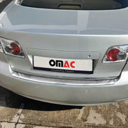 Protector de Parachoques Trasero para Mazda 6 2002-2007 Plata Brillante Acero