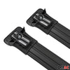 Rieles & Barras de Techo Coche para Peugeot Partner Tepee 2008-2018 Negro Alu