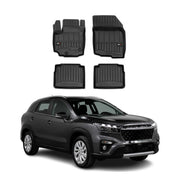 OMAC Premium Alfombrillas De Coche para Suzuki SX4 S-Cross Hybrid TPE Goma 4x